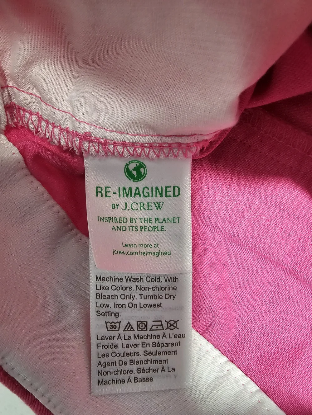 J. Crew Bright Barbie Pink High-Waist Cotton Shorts Size 12